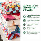 Parure de lit matelassée 3 pièces - Cabane Douillette